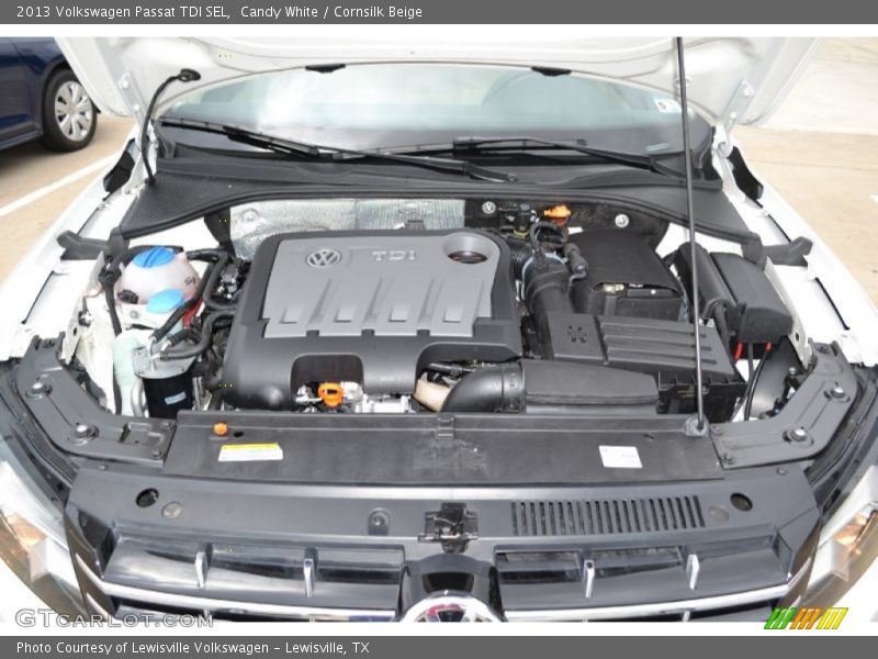 Candy White / Cornsilk Beige 2013 Volkswagen Passat TDI SEL