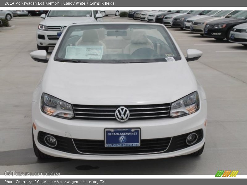 Candy White / Cornsilk Beige 2014 Volkswagen Eos Komfort