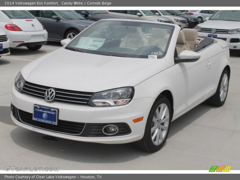 Candy White / Cornsilk Beige 2014 Volkswagen Eos Komfort