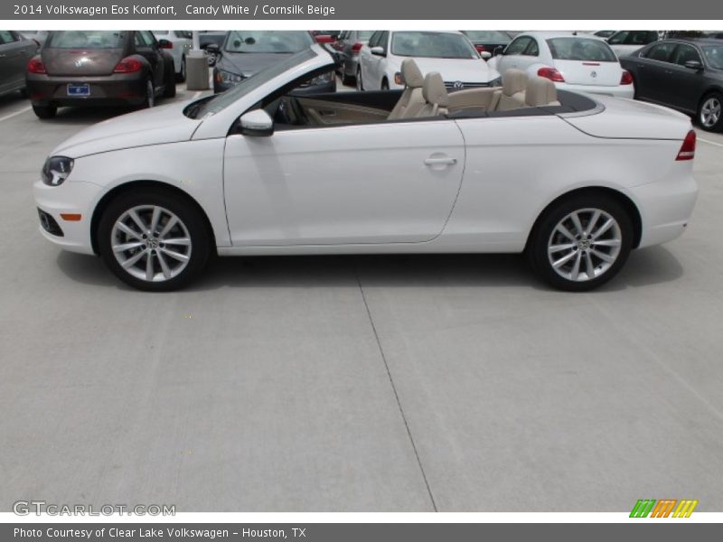 Candy White / Cornsilk Beige 2014 Volkswagen Eos Komfort