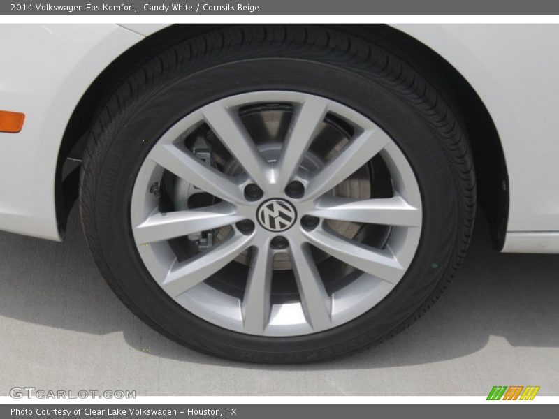 Candy White / Cornsilk Beige 2014 Volkswagen Eos Komfort