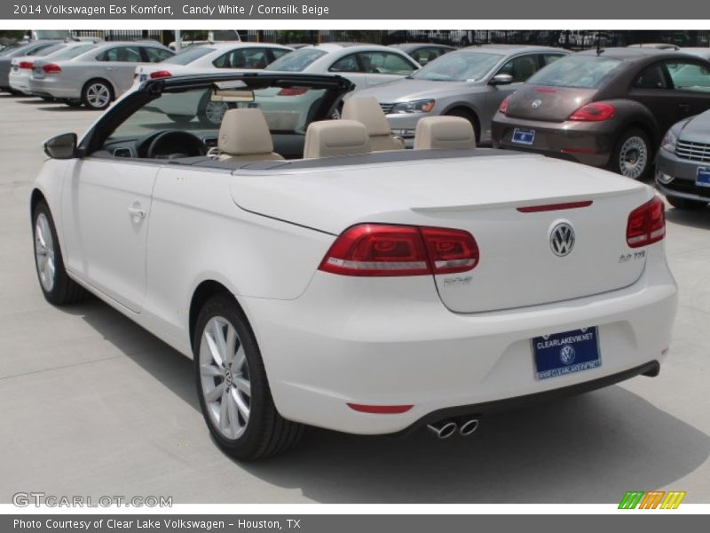 Candy White / Cornsilk Beige 2014 Volkswagen Eos Komfort