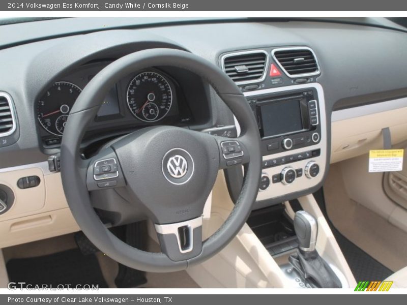 Candy White / Cornsilk Beige 2014 Volkswagen Eos Komfort