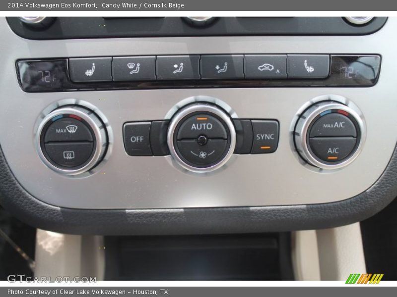 Candy White / Cornsilk Beige 2014 Volkswagen Eos Komfort