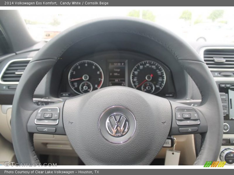 Candy White / Cornsilk Beige 2014 Volkswagen Eos Komfort