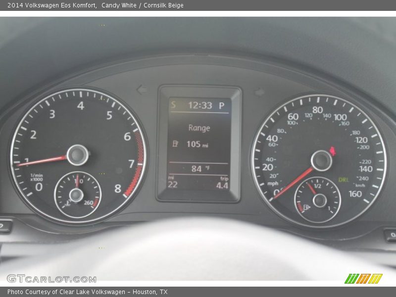 Candy White / Cornsilk Beige 2014 Volkswagen Eos Komfort