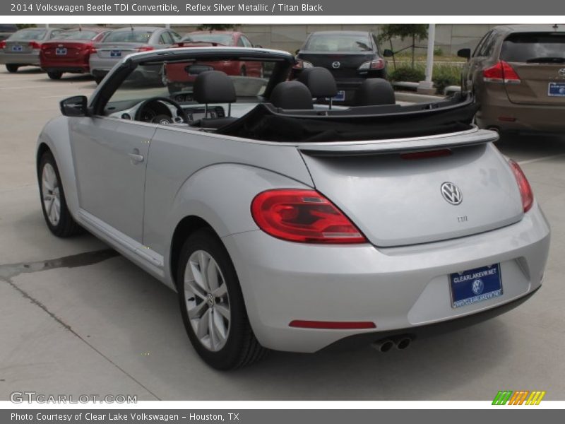 Reflex Silver Metallic / Titan Black 2014 Volkswagen Beetle TDI Convertible