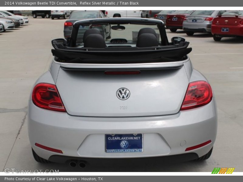 Reflex Silver Metallic / Titan Black 2014 Volkswagen Beetle TDI Convertible