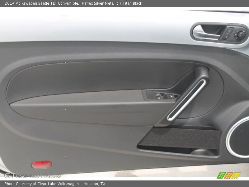 Reflex Silver Metallic / Titan Black 2014 Volkswagen Beetle TDI Convertible