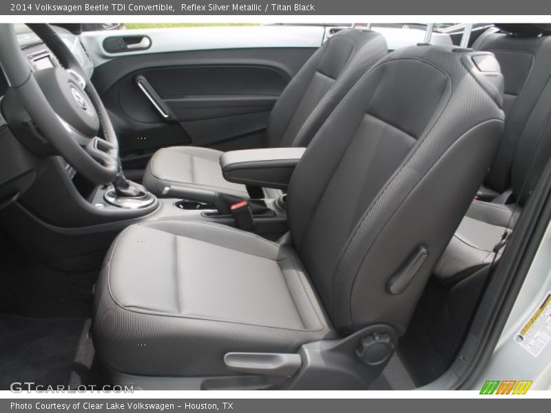 Front Seat of 2014 Beetle TDI Convertible