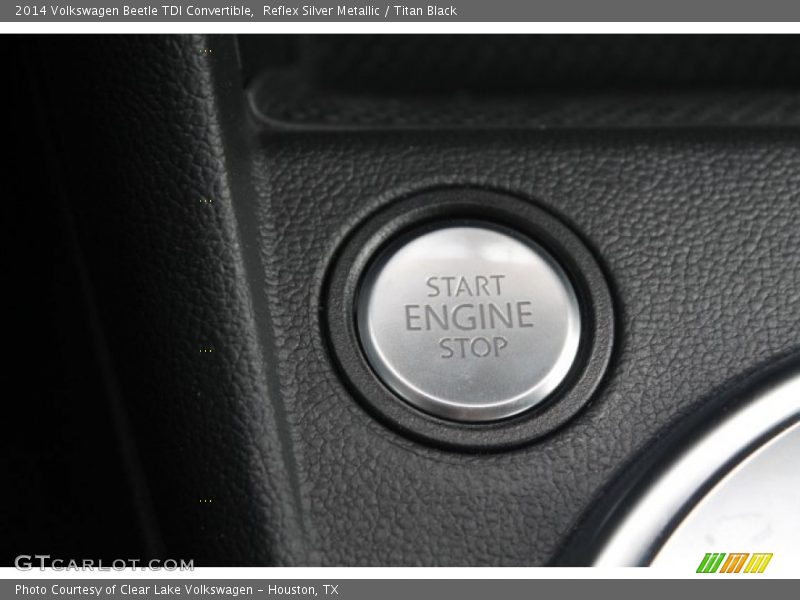 Reflex Silver Metallic / Titan Black 2014 Volkswagen Beetle TDI Convertible