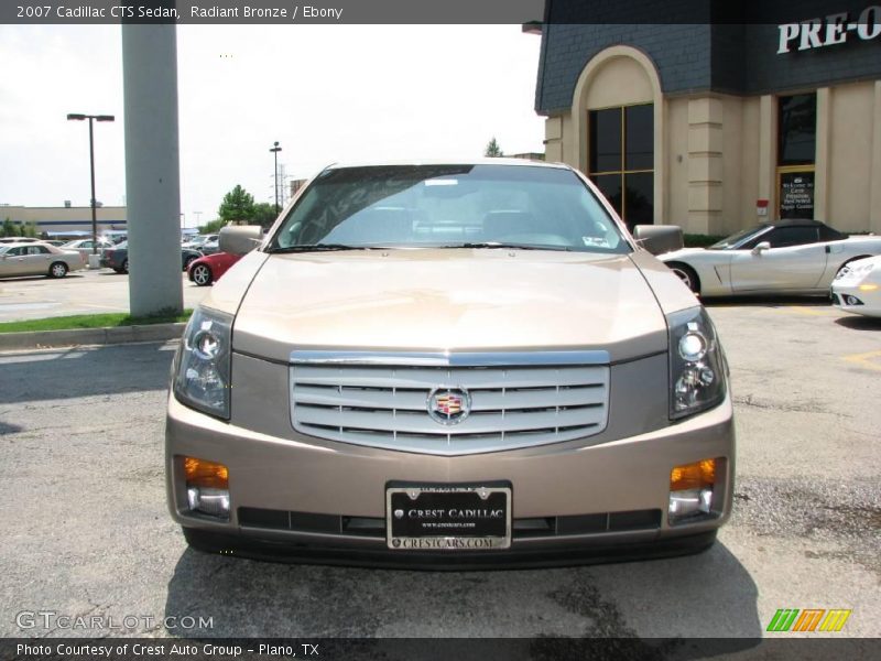 Radiant Bronze / Ebony 2007 Cadillac CTS Sedan