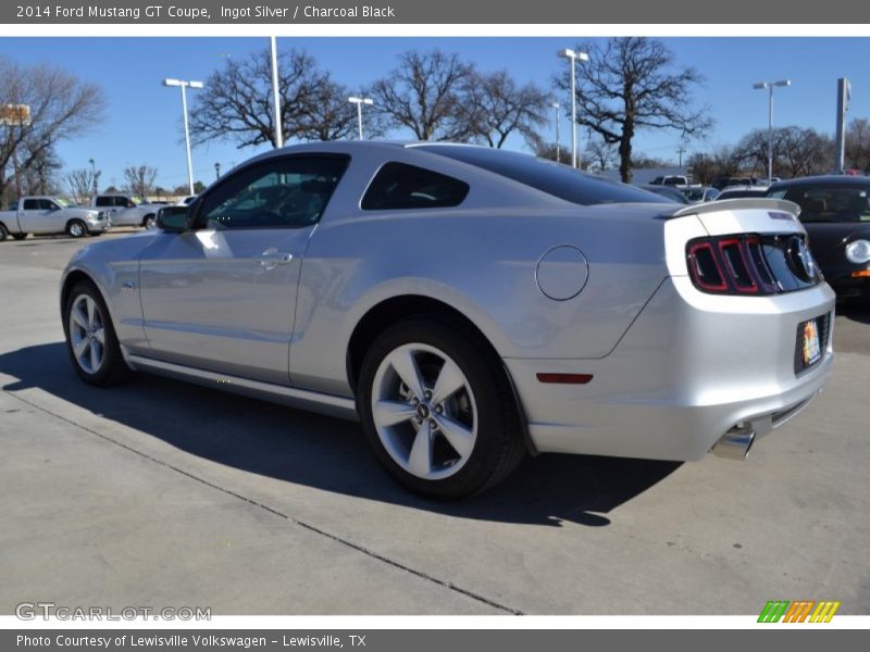 Ingot Silver / Charcoal Black 2014 Ford Mustang GT Coupe