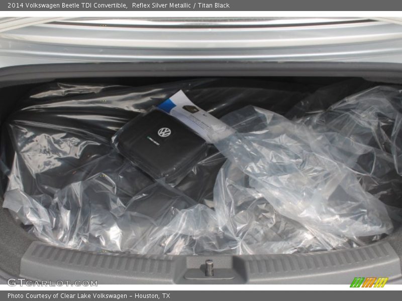 Reflex Silver Metallic / Titan Black 2014 Volkswagen Beetle TDI Convertible
