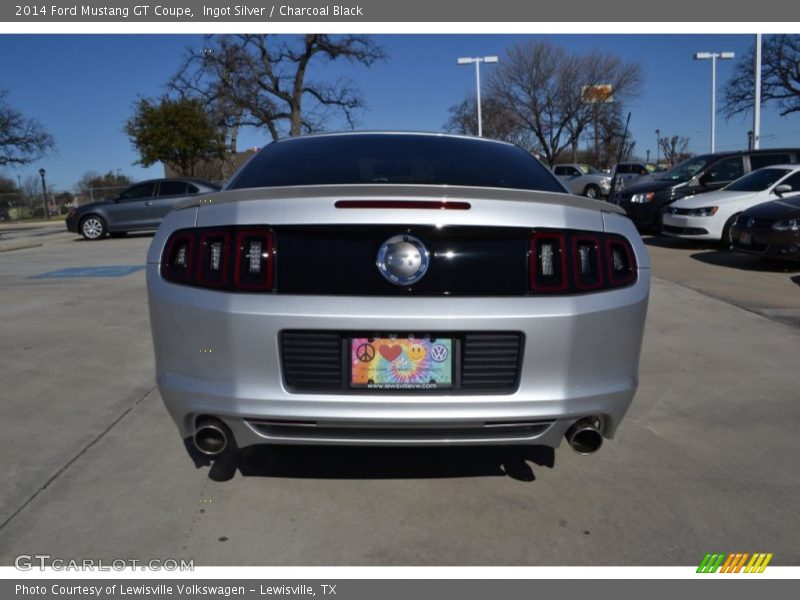 Ingot Silver / Charcoal Black 2014 Ford Mustang GT Coupe