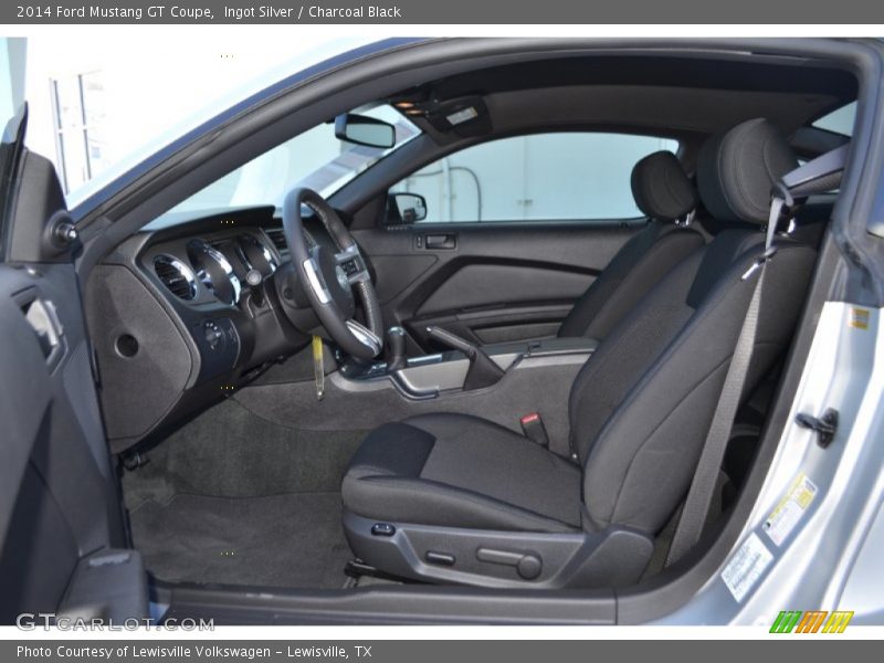 Ingot Silver / Charcoal Black 2014 Ford Mustang GT Coupe