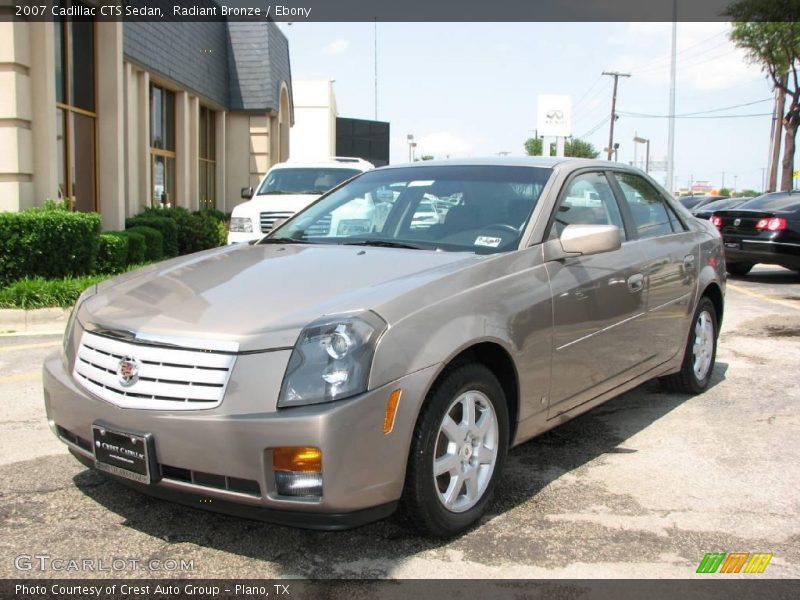 Radiant Bronze / Ebony 2007 Cadillac CTS Sedan