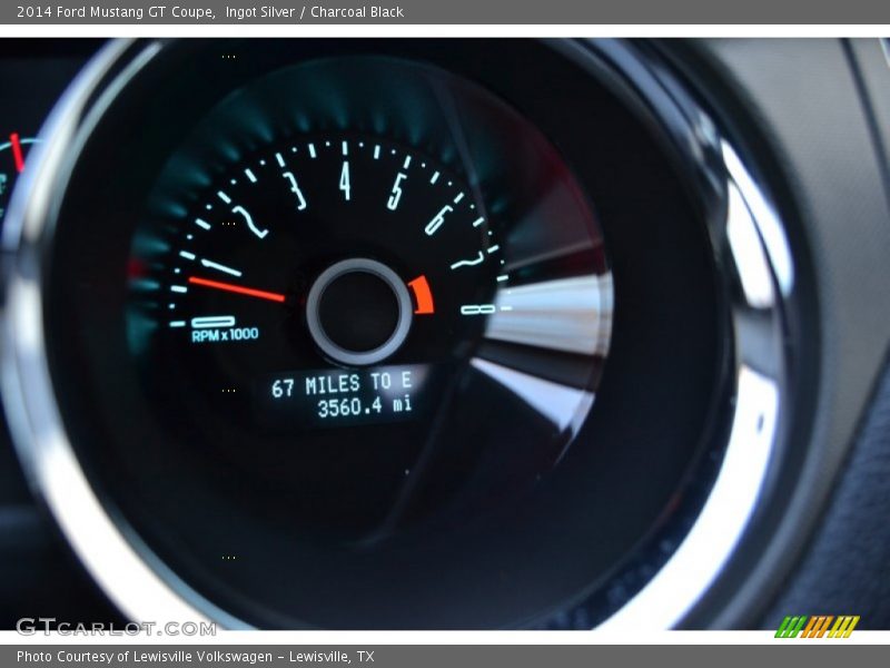 Ingot Silver / Charcoal Black 2014 Ford Mustang GT Coupe
