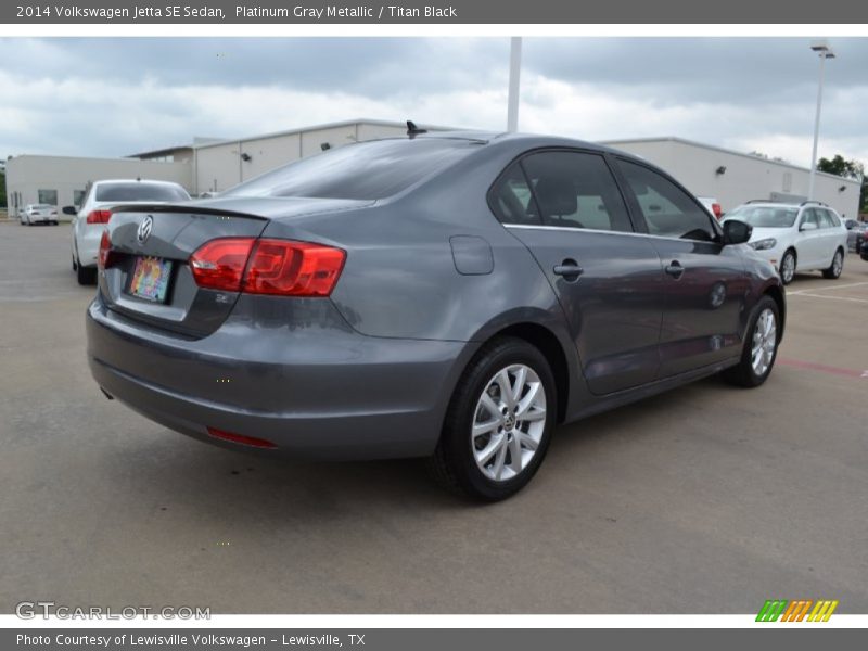 Platinum Gray Metallic / Titan Black 2014 Volkswagen Jetta SE Sedan