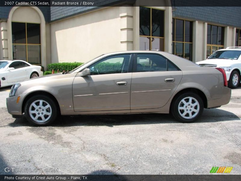 Radiant Bronze / Ebony 2007 Cadillac CTS Sedan