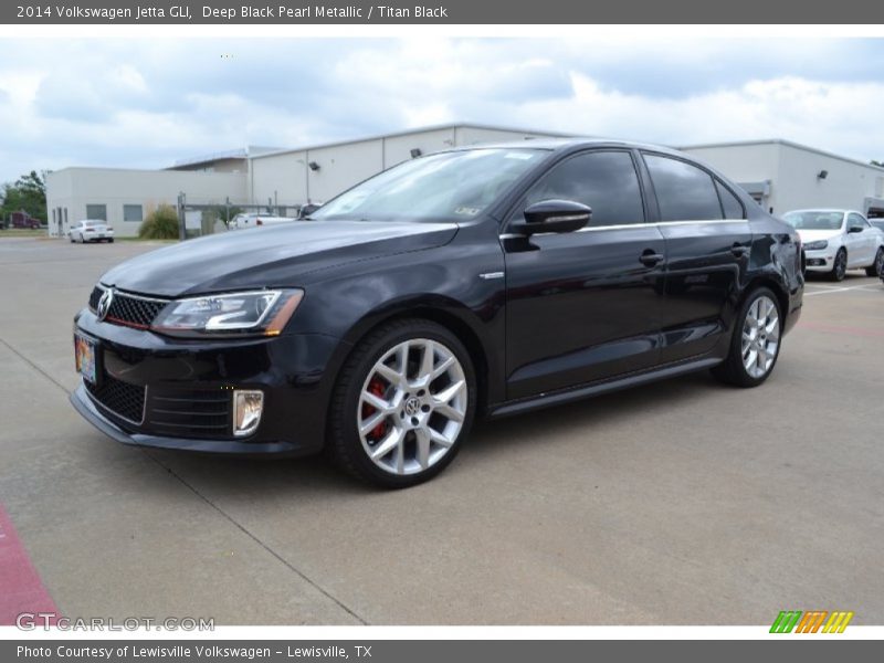 Deep Black Pearl Metallic / Titan Black 2014 Volkswagen Jetta GLI