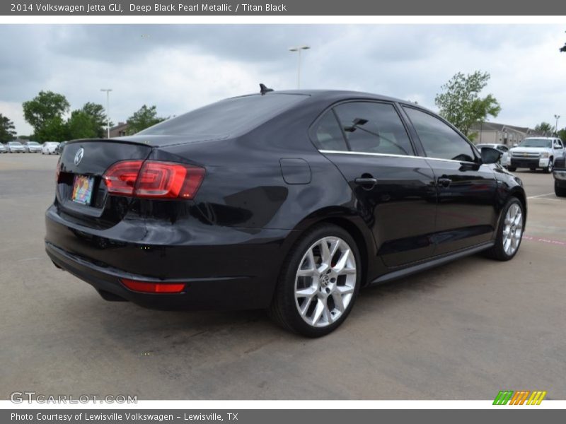 Deep Black Pearl Metallic / Titan Black 2014 Volkswagen Jetta GLI