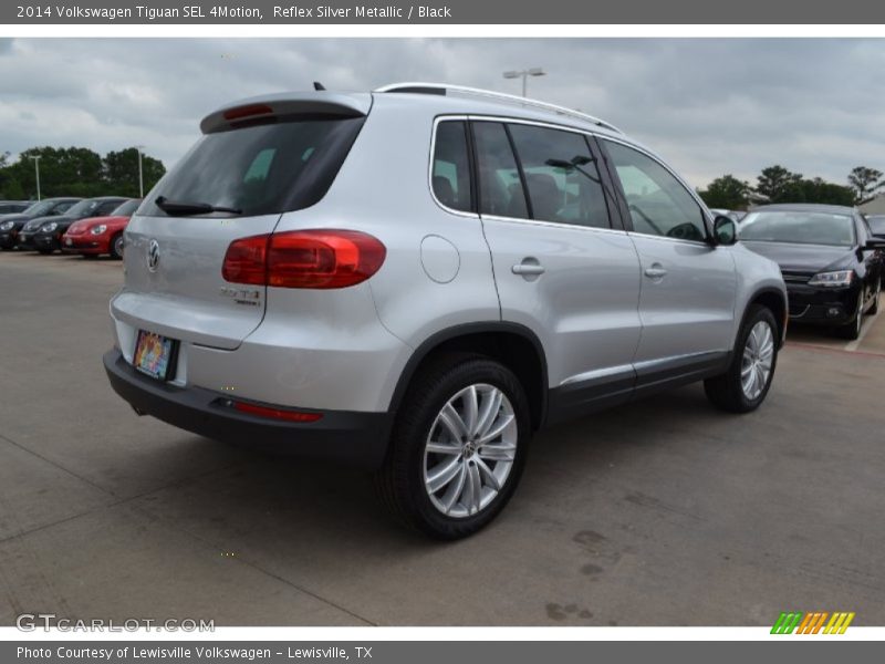 Reflex Silver Metallic / Black 2014 Volkswagen Tiguan SEL 4Motion