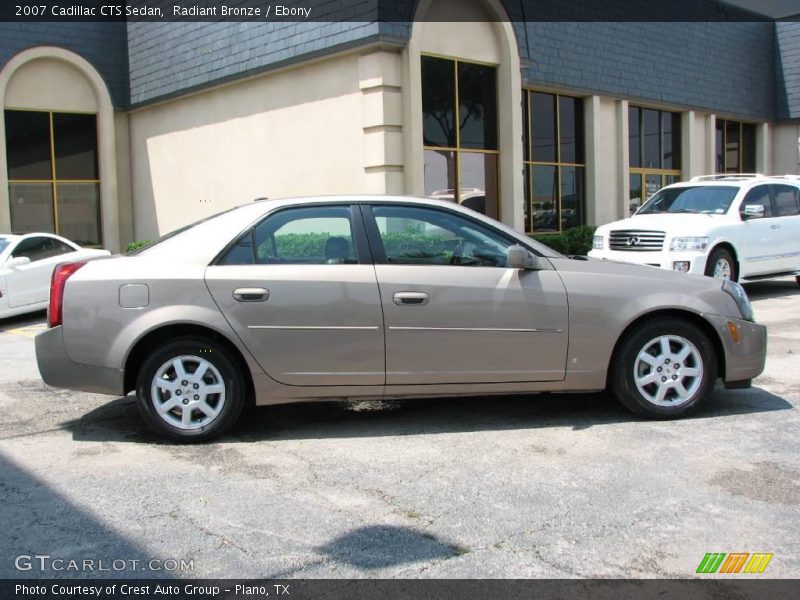 Radiant Bronze / Ebony 2007 Cadillac CTS Sedan