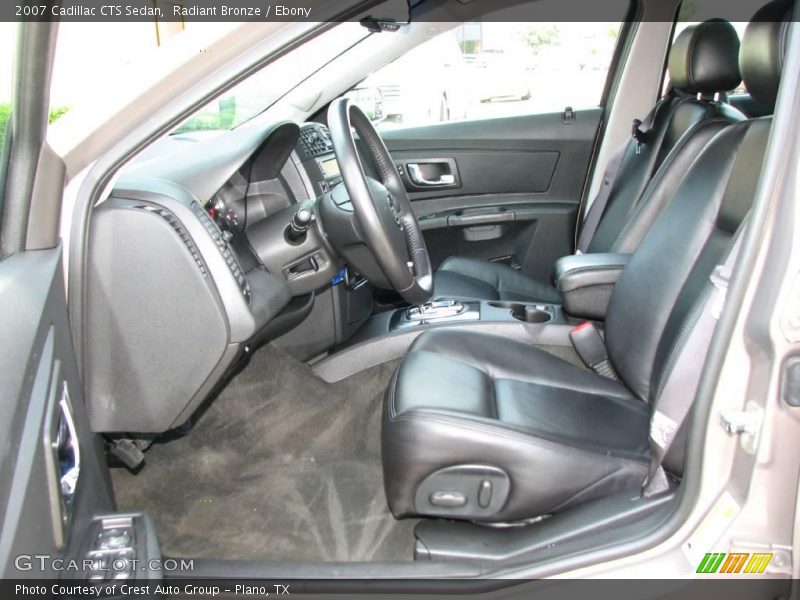 Radiant Bronze / Ebony 2007 Cadillac CTS Sedan