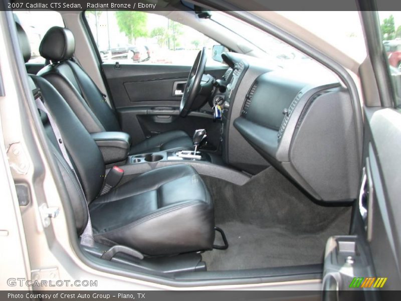 Radiant Bronze / Ebony 2007 Cadillac CTS Sedan