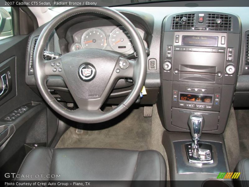 Radiant Bronze / Ebony 2007 Cadillac CTS Sedan