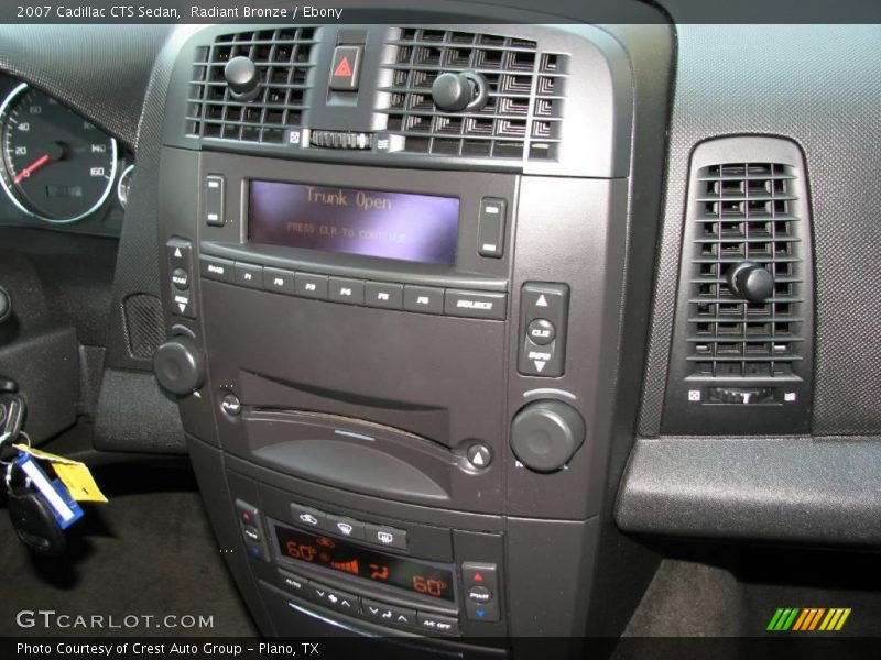 Radiant Bronze / Ebony 2007 Cadillac CTS Sedan