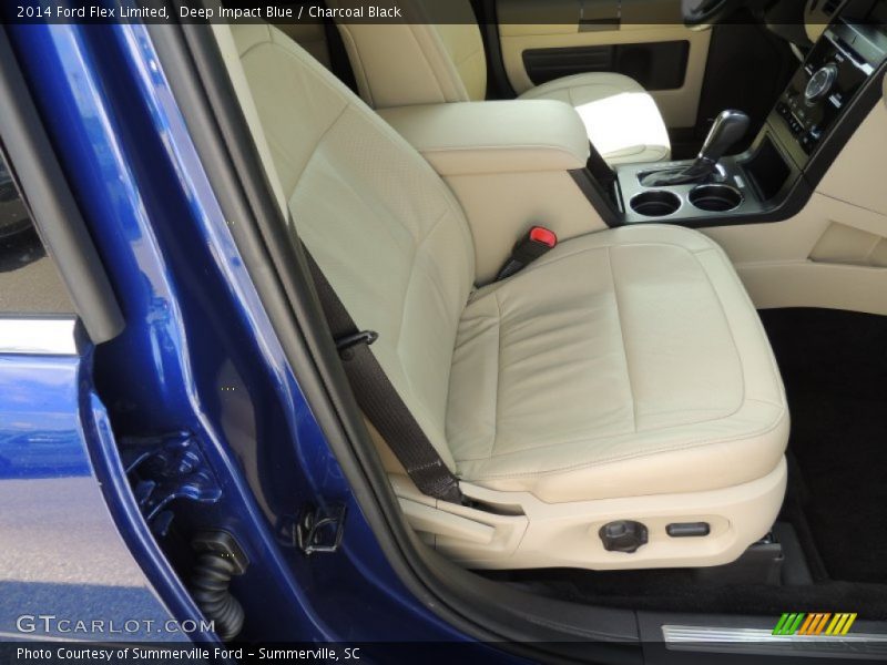 Deep Impact Blue / Charcoal Black 2014 Ford Flex Limited