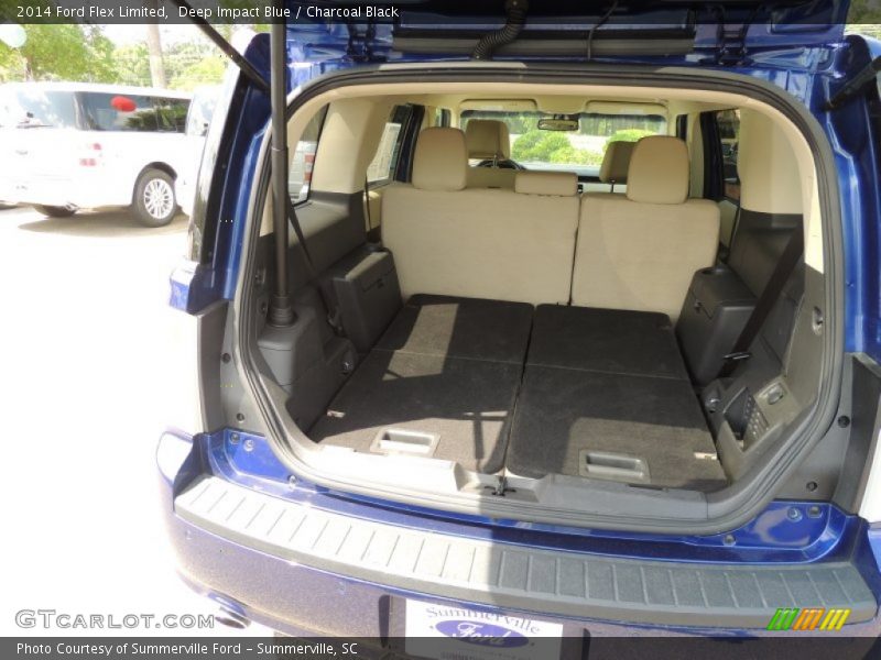 Deep Impact Blue / Charcoal Black 2014 Ford Flex Limited