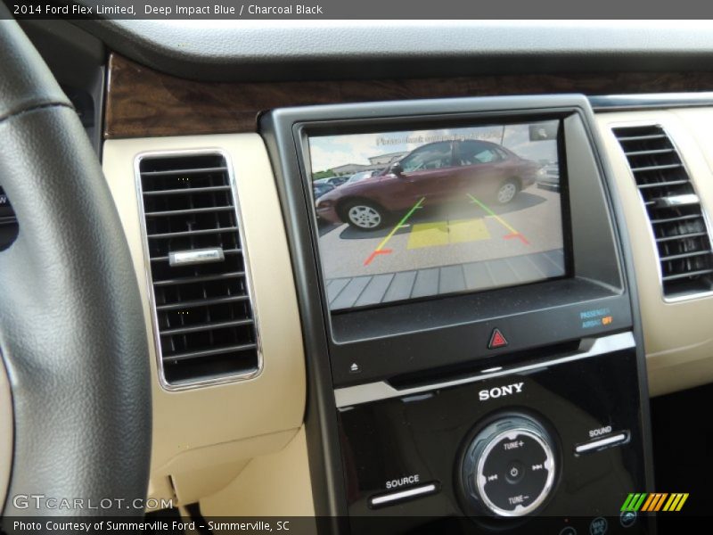 Deep Impact Blue / Charcoal Black 2014 Ford Flex Limited