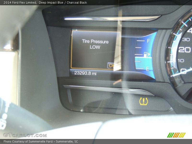 Deep Impact Blue / Charcoal Black 2014 Ford Flex Limited