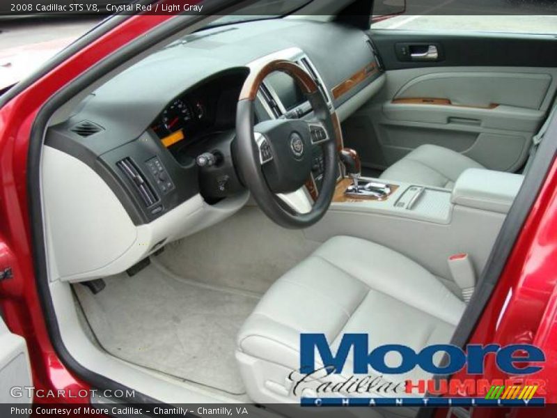 Crystal Red / Light Gray 2008 Cadillac STS V8