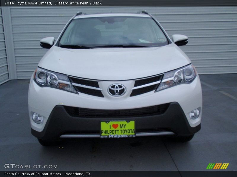 Blizzard White Pearl / Black 2014 Toyota RAV4 Limited