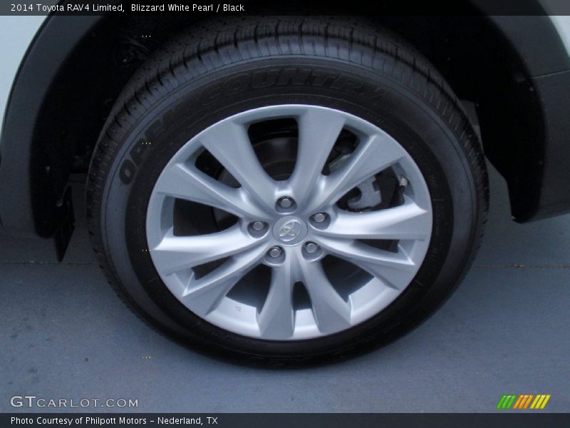 Blizzard White Pearl / Black 2014 Toyota RAV4 Limited