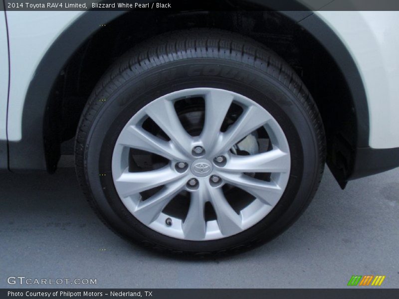 Blizzard White Pearl / Black 2014 Toyota RAV4 Limited