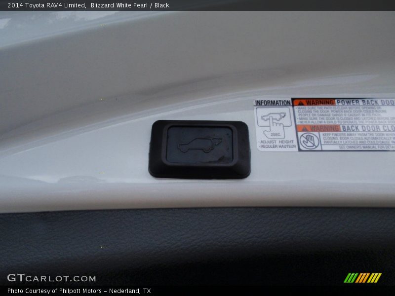 Blizzard White Pearl / Black 2014 Toyota RAV4 Limited