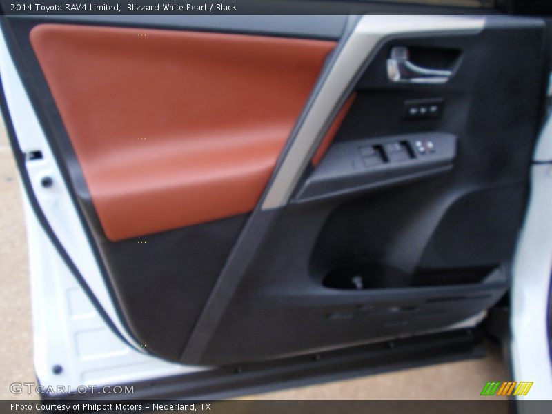 Blizzard White Pearl / Black 2014 Toyota RAV4 Limited