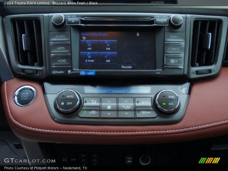 Blizzard White Pearl / Black 2014 Toyota RAV4 Limited