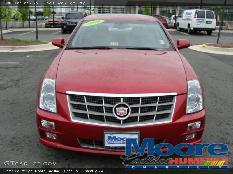 Crystal Red / Light Gray 2008 Cadillac STS V8