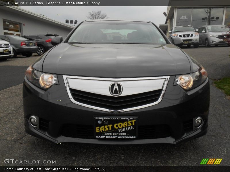 Graphite Luster Metallic / Ebony 2012 Acura TSX Sedan