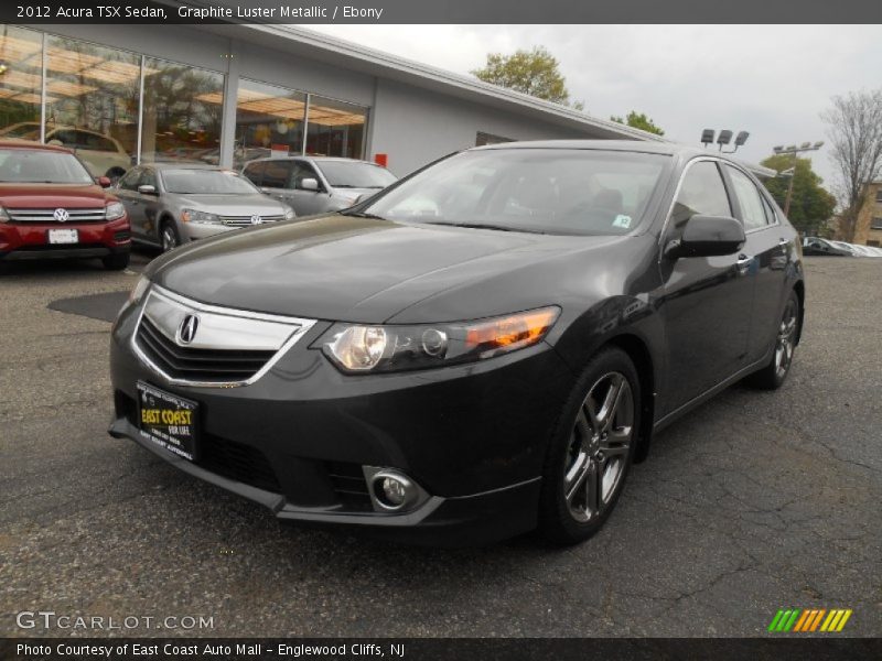 Graphite Luster Metallic / Ebony 2012 Acura TSX Sedan