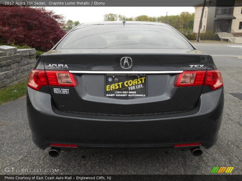 Graphite Luster Metallic / Ebony 2012 Acura TSX Sedan