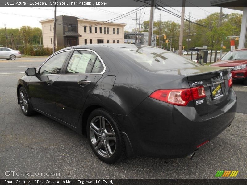 Graphite Luster Metallic / Ebony 2012 Acura TSX Sedan