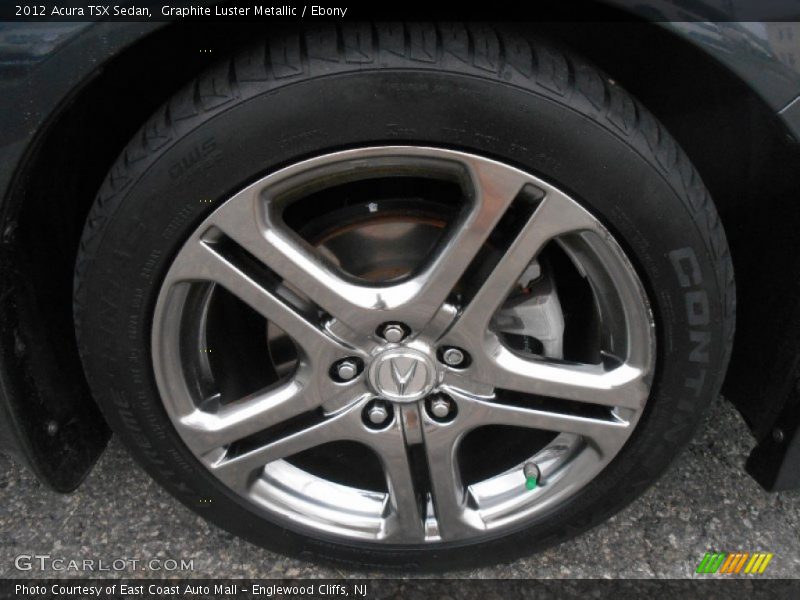 Graphite Luster Metallic / Ebony 2012 Acura TSX Sedan