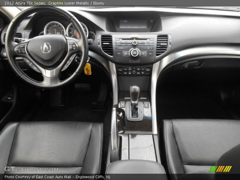 Graphite Luster Metallic / Ebony 2012 Acura TSX Sedan